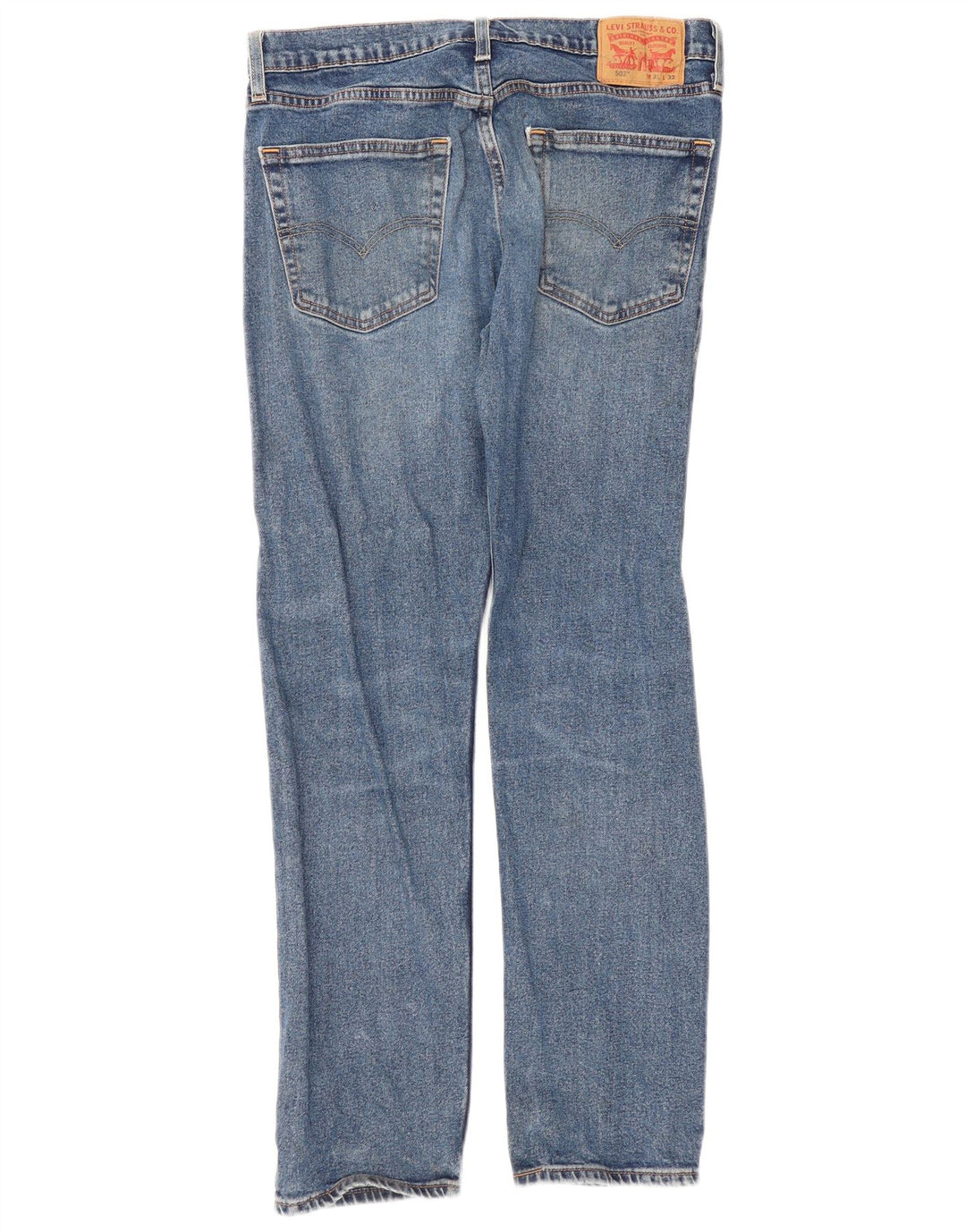 Levi's Damen 502 Tapered Jeans W31 L32 Blaue Baumwolle