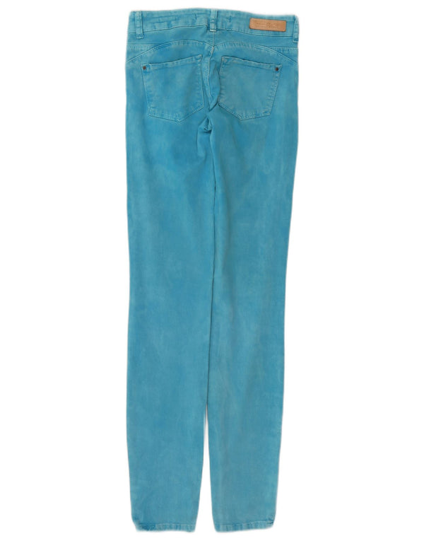Zara Damen Skinny Jeans EU 34 2XS W24 L30 Blaue Baumwolle