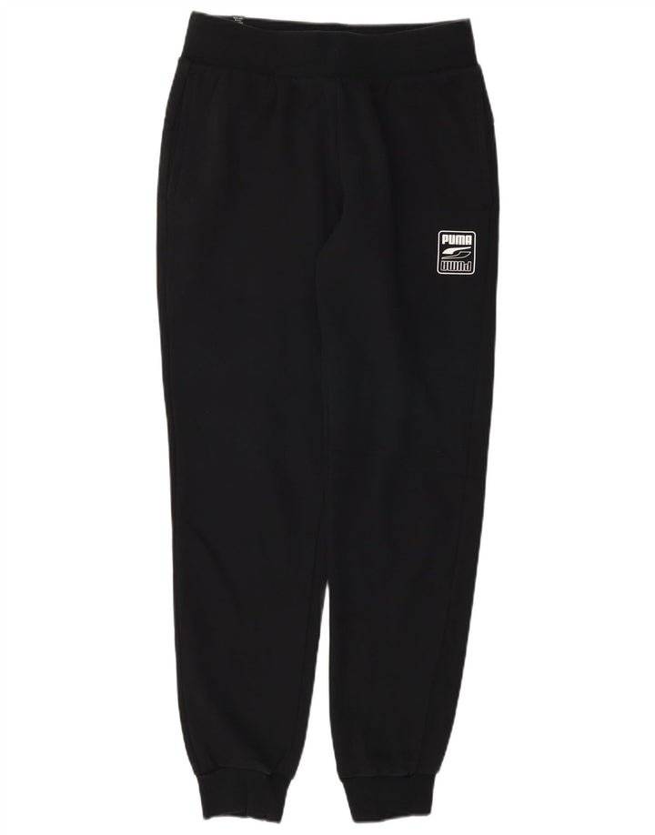 PUMA Damen Trainingshose Jogger UK 12 Medium Schwarz