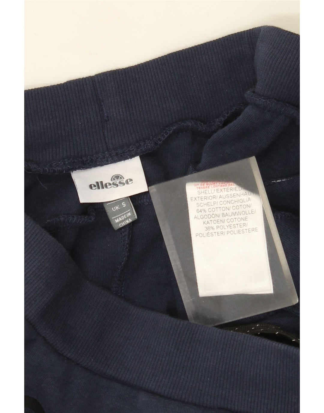 Ellesse Herren-Trainingshose, klein, marineblau, Baumwolle