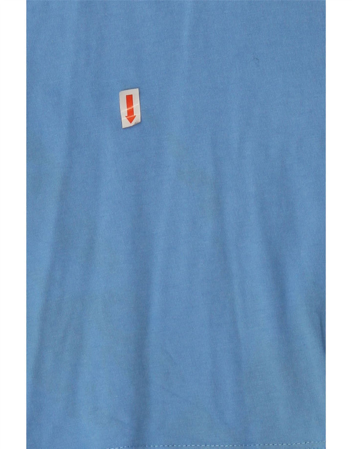 NIKE Mens Graphic T-Shirt Top Medium Blue Colourblock Cotton Vintage Nike and Second-Hand Nike from Messina Hembry 