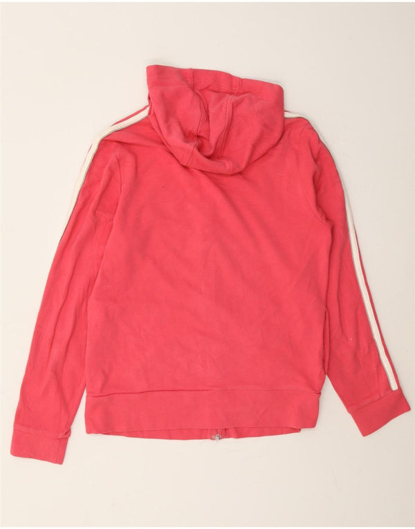 Adidas Damen Zip Hoodie Pullover UK 18 XL Rosa Baumwolle
