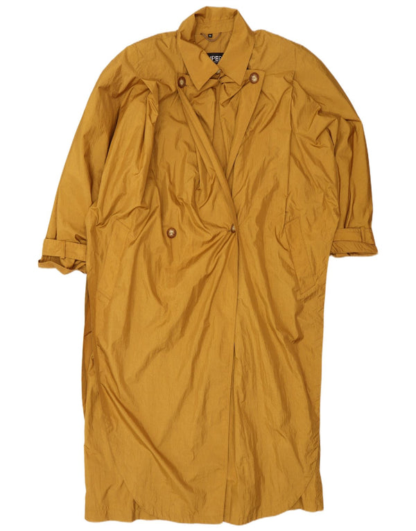 KEMPER Damen Übergroßer Mantel EU 36 Small Gelb Polyamid