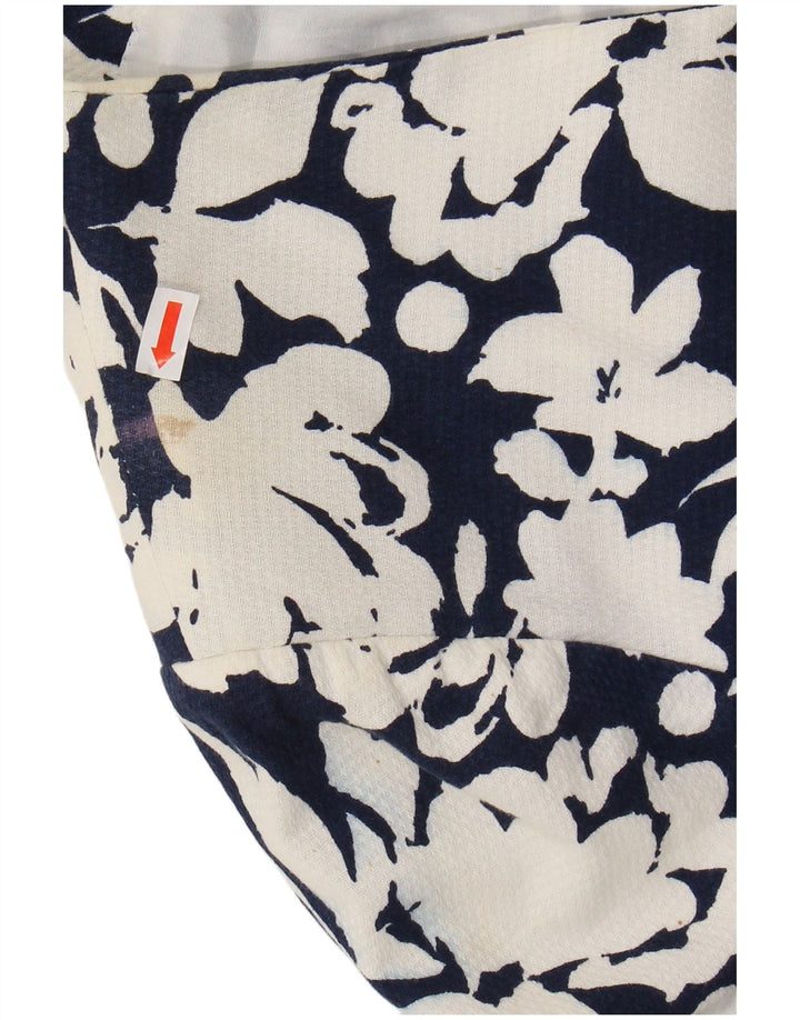 LUISA SPAGNOLI Damen 3/4-Ärmel-Blazerjacke IT 46 Large Marineblau