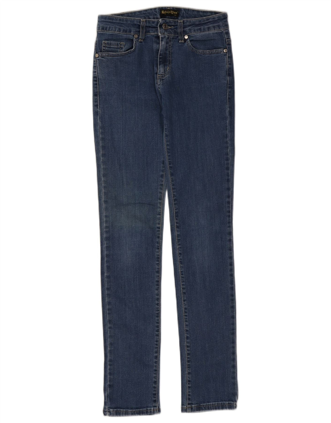 REFRIGIWEAR Damen Slim Jeans IT 40 Small W26 L30 Blaue Baumwolle