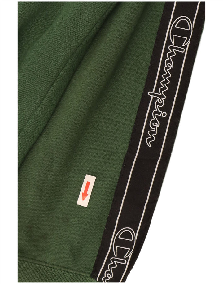 Champion Herren-Sweatshirt mit Grafik, mittelgrüne Baumwolle
