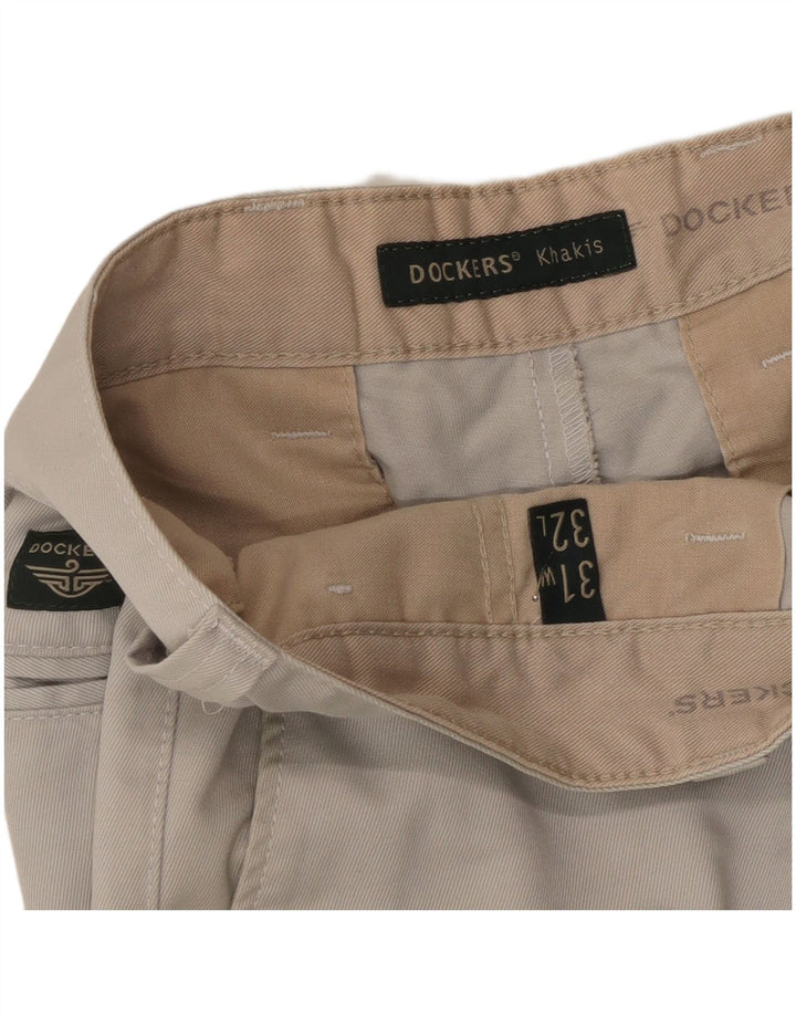 Dockers Herren gerade Chinohose W31 L32 Grau