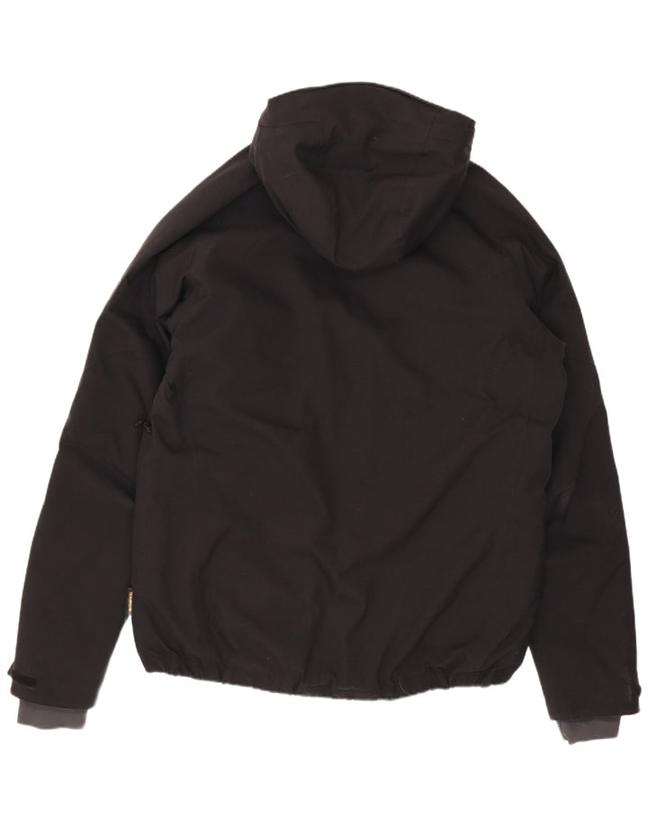 Jack Wolfskin Herren-Jacke mit Kapuze, gepolstert, UK 40, Größe L, Schwarz, Polyester