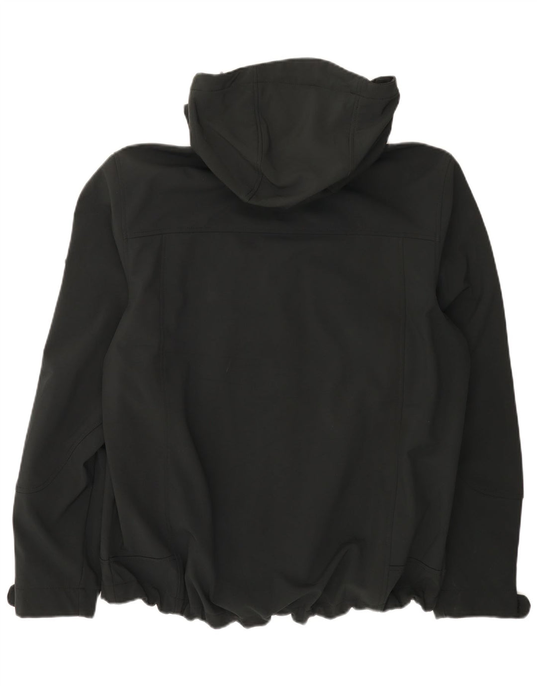Rodeo Herren-Windbreakerjacke mit Kapuze, UK 42, XL, Schwarz, Polyester