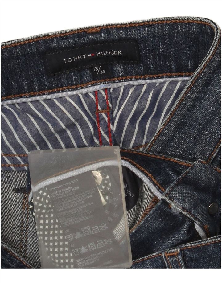 Tommy Hilfiger Damen Bootcut Jeans W33 L34 Blaue Baumwolle