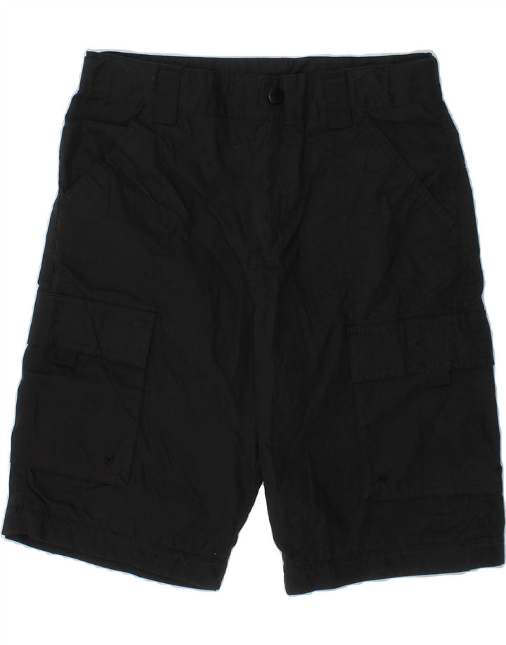 MOUNTAIN WAREHOUSE Boys Cargo Shorts 11-12 Years W26 Black Polyester Vintage Mountain Warehouse and Second-Hand Mountain Warehouse from Messina Hembry 