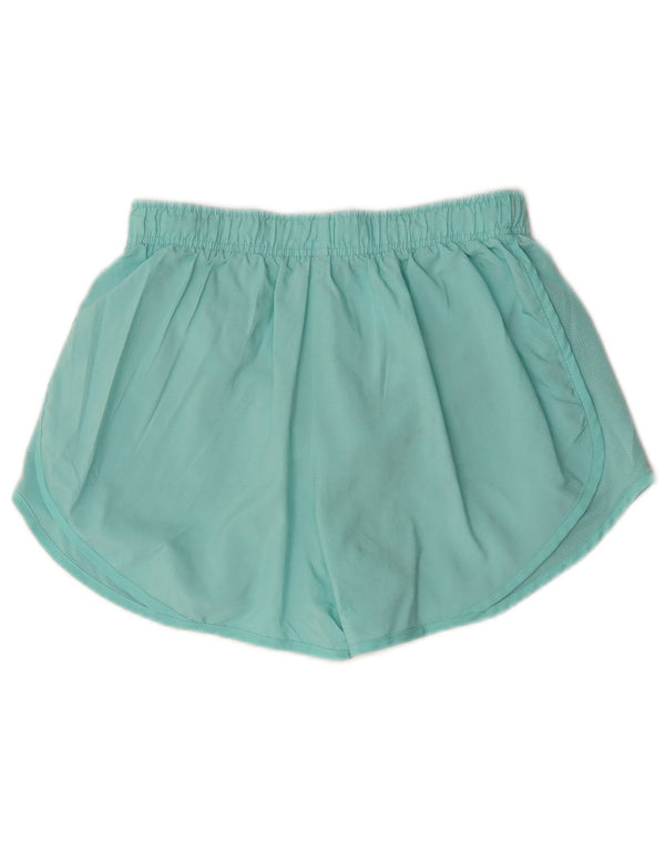 Nike Damen Dri Fit Sport Shorts UK 12 Medium Türkis Polyester