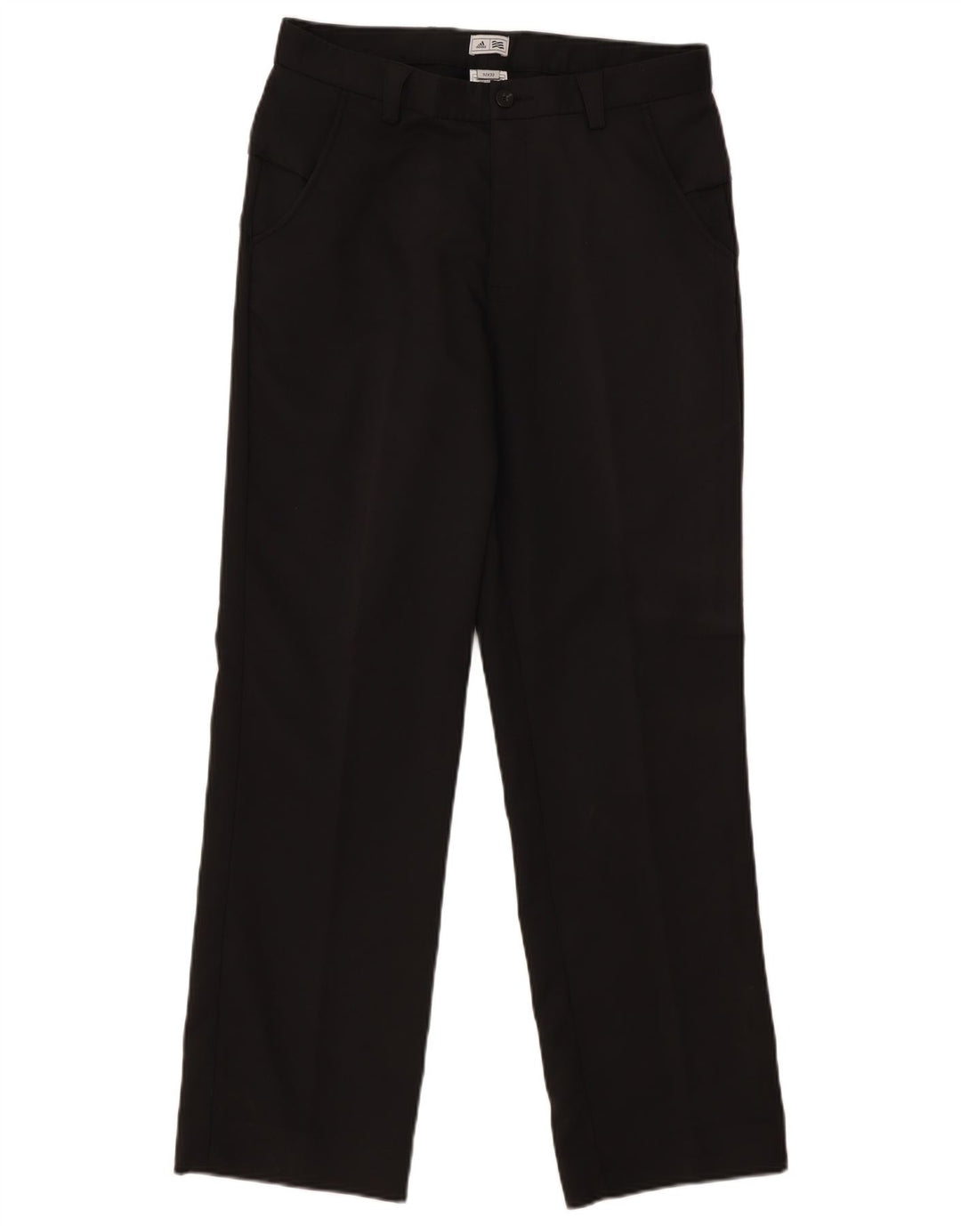 Adidas Herren Straight Casual Hose W32 L32 Schwarz Polyester