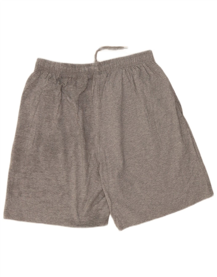 Champion Herren-Sportshorts, Größe L, Grau meliert