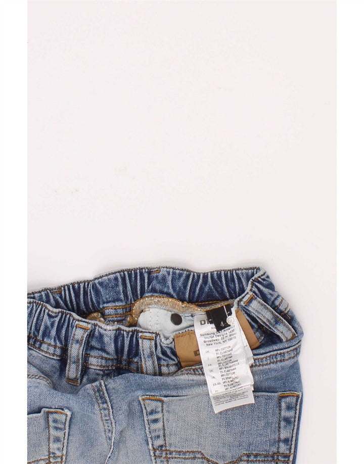 Diesel Jungen Distressed Denim Shorts 3-4 Jahre W20 Blaue Baumwolle