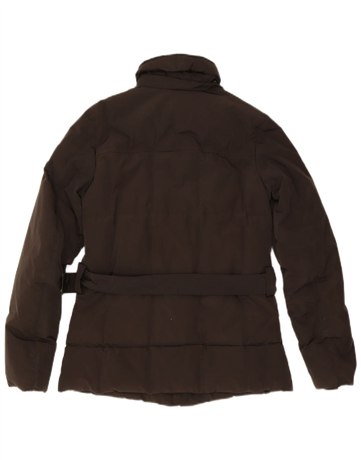Ellesse Womens Wattierte Jacke UK 10 Small Braun Polyester