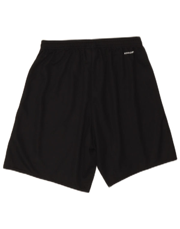 ADIDAS Damen Aeroready Sport Shorts UK 8 Small Schwarz Polyester