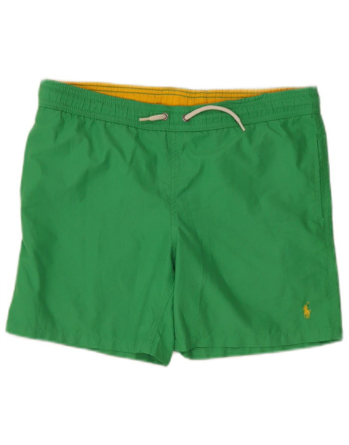 Polo Ralph Lauren Badeshorts für Jungen, 10–11 Jahre, mittelgrün, Polyester