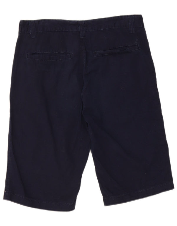 Nautica Chino-Shorts für Jungen, 15–16 Jahre, W28, marineblaue Baumwolle