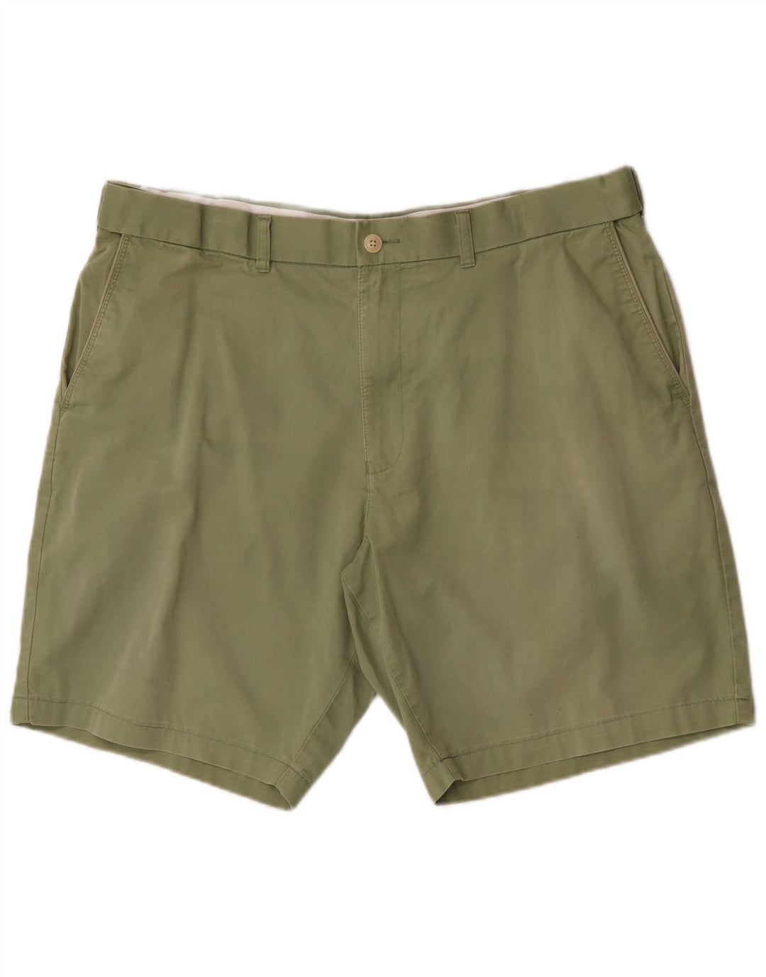 Marks & Spencer Herren Chinoshorts W40 XL Grüne Baumwolle