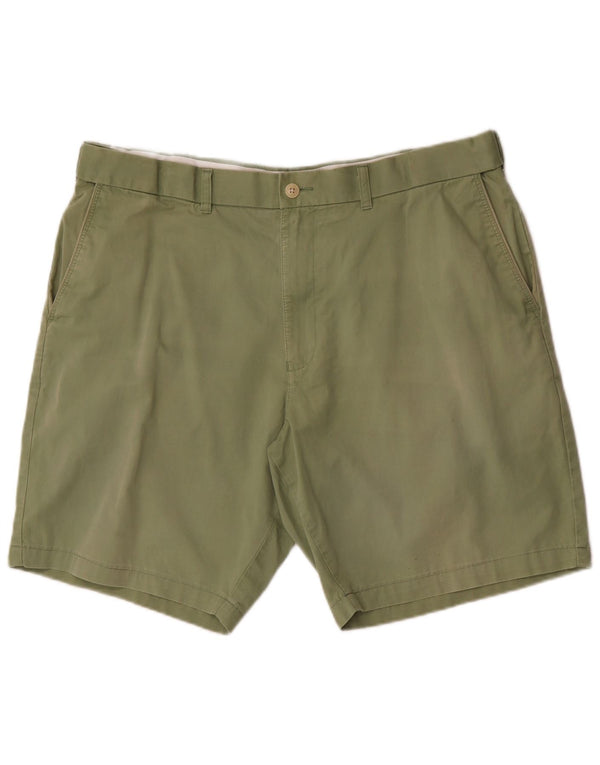 Marks & Spencer Herren Chinoshorts W40 XL Grüne Baumwolle