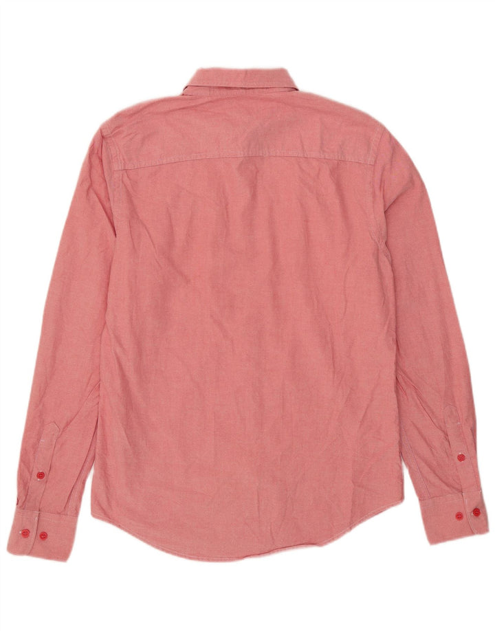 Calvin Klein Jeans Herren-Hemd, klein, rosa, Baumwolle