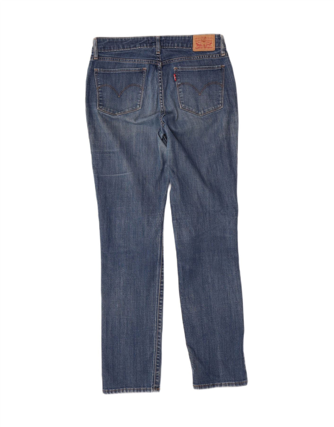 LEVI'S Womens 712 Slim Jeans W30 L30 Blue Cotton
