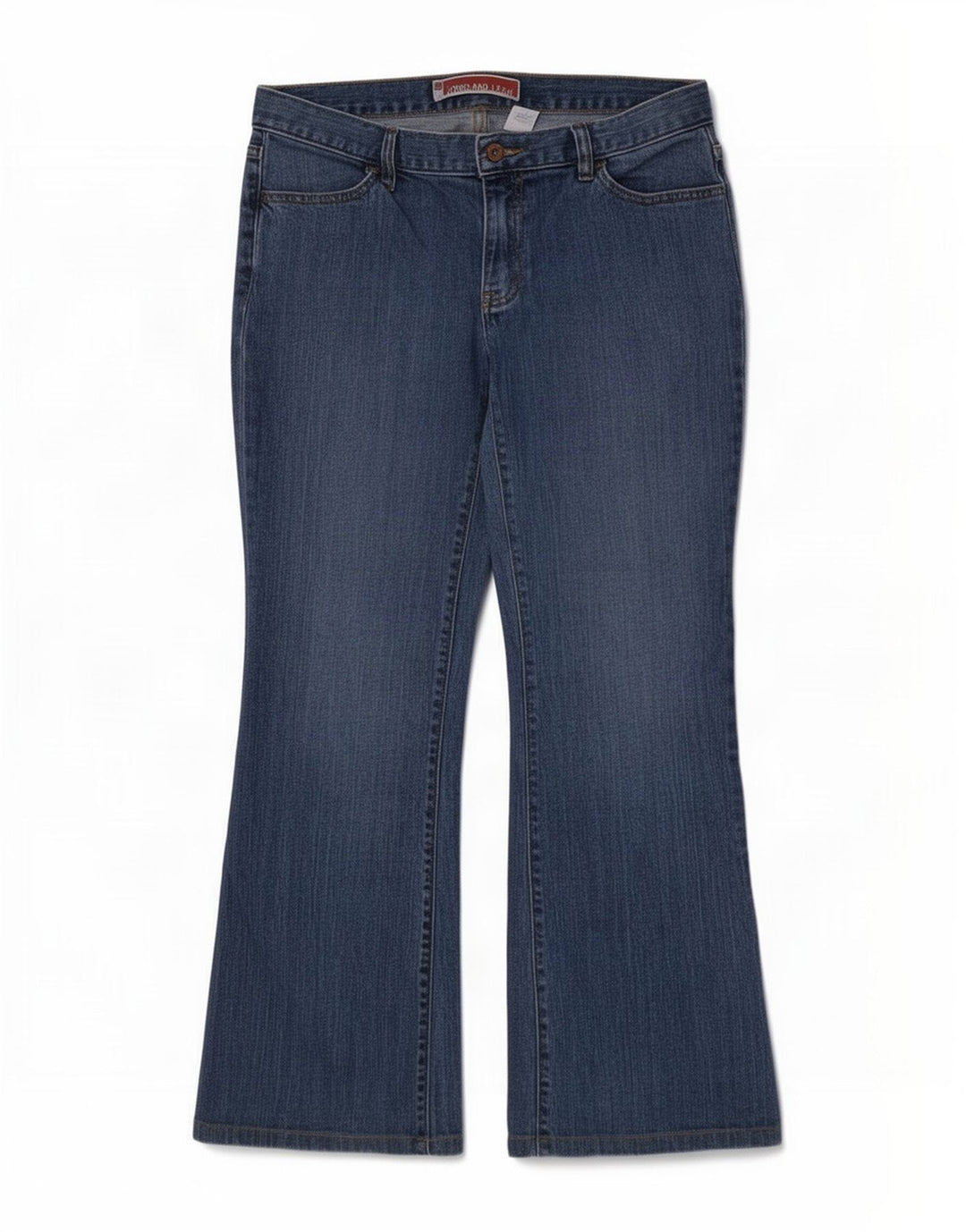 Gap Damen Long and Lean Bootcut Jeans US 8 Medium W30 L29 Blaue Baumwolle