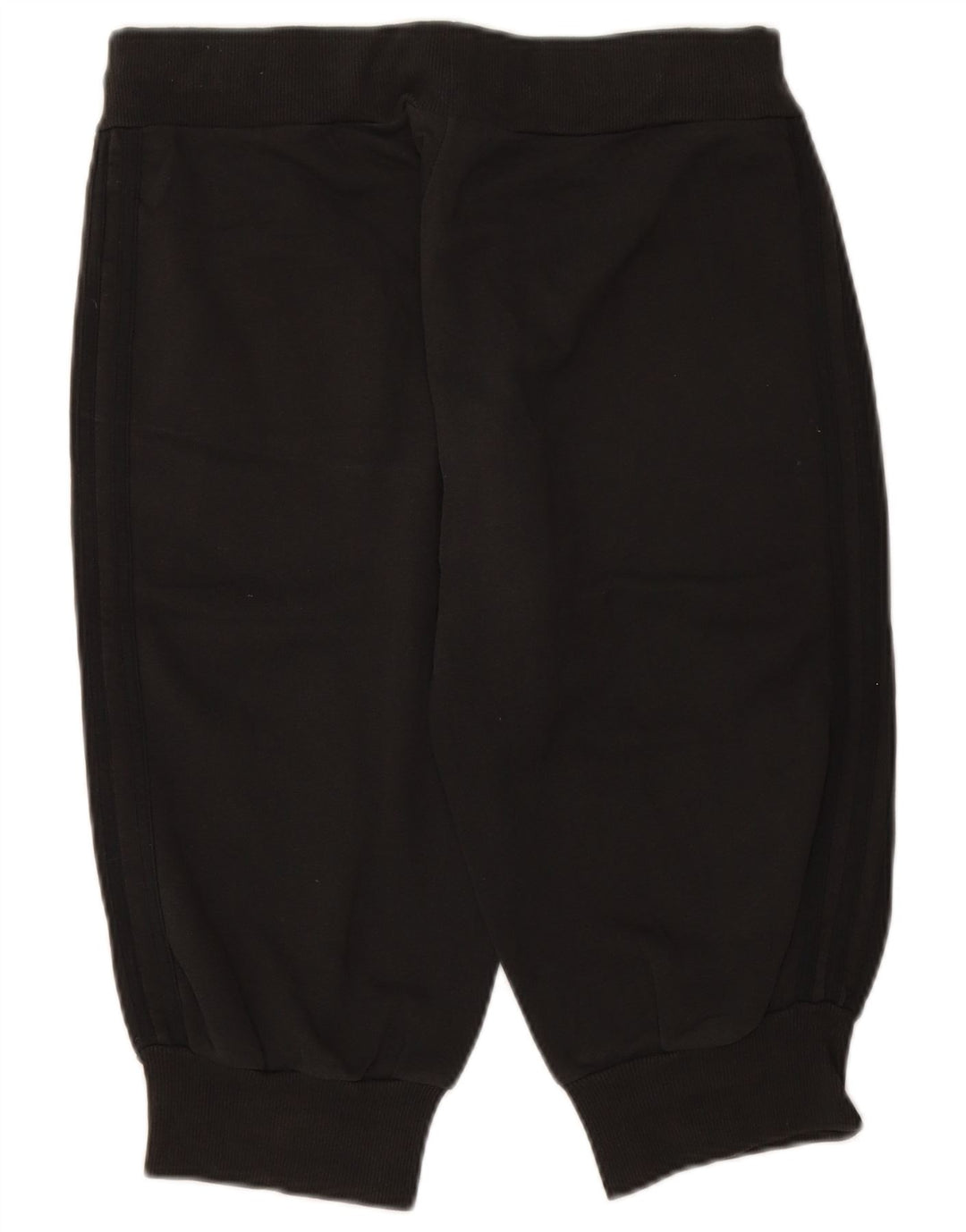 ADIDAS Damen Bermuda Sport Shorts EU 40 Mittelschwarze Baumwolle