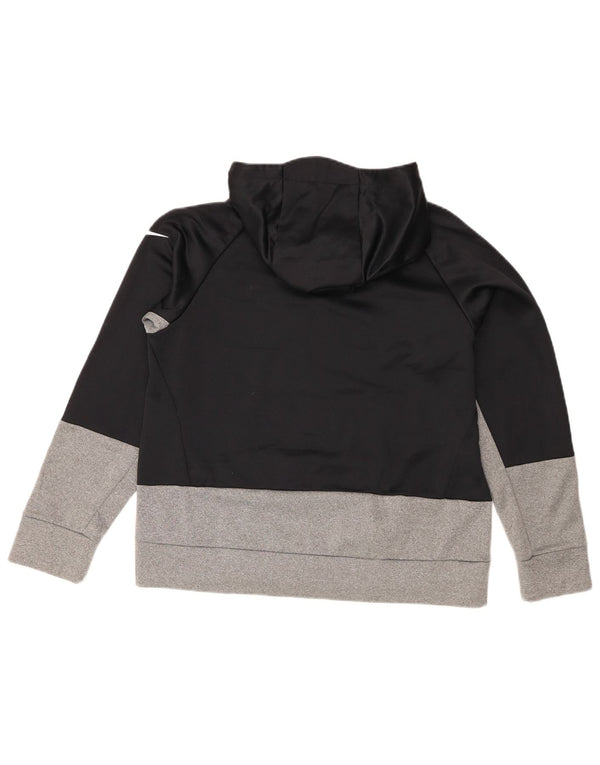 Nike Dri Fit Graphic Kapuzenpullover für Jungen, 13–14 Jahre, XL, Schwarz, Farbblock