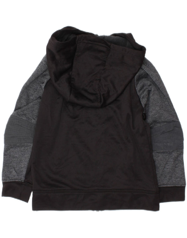 Russell Athletic Jungen-Kapuzenpullover mit Reißverschluss, 4–5 Jahre, XS, Schwarz, Farbblock