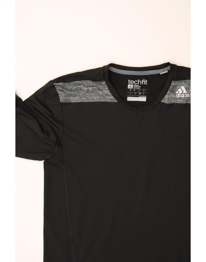 ADIDAS Mens Climalite Top Long Sleeve Small Black Polyester Vintage Adidas and Second-Hand Adidas from Messina Hembry 