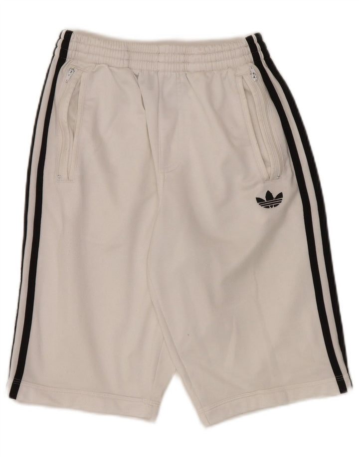 ADIDAS Herren Sportshorts XS Weiß Polyester