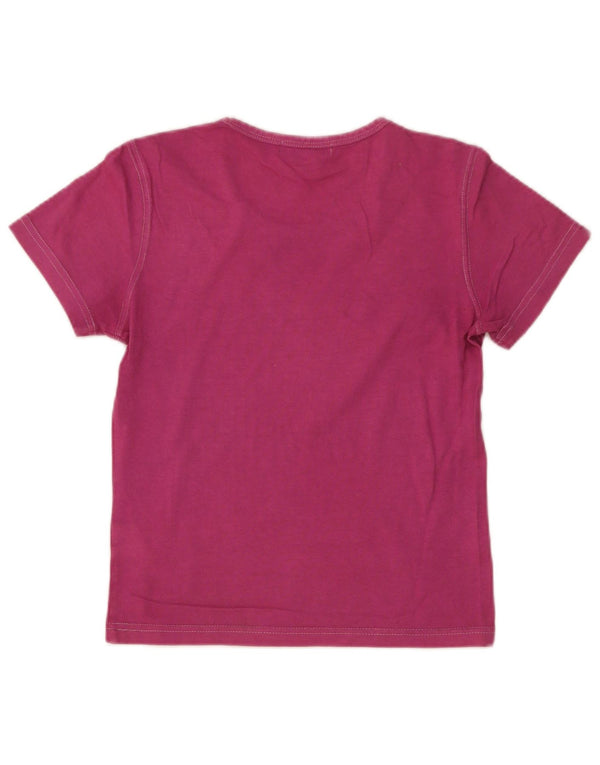 Calvin Klein Damen Crop Graphic T-Shirt Top US 4 Small Rosa Baumwolle