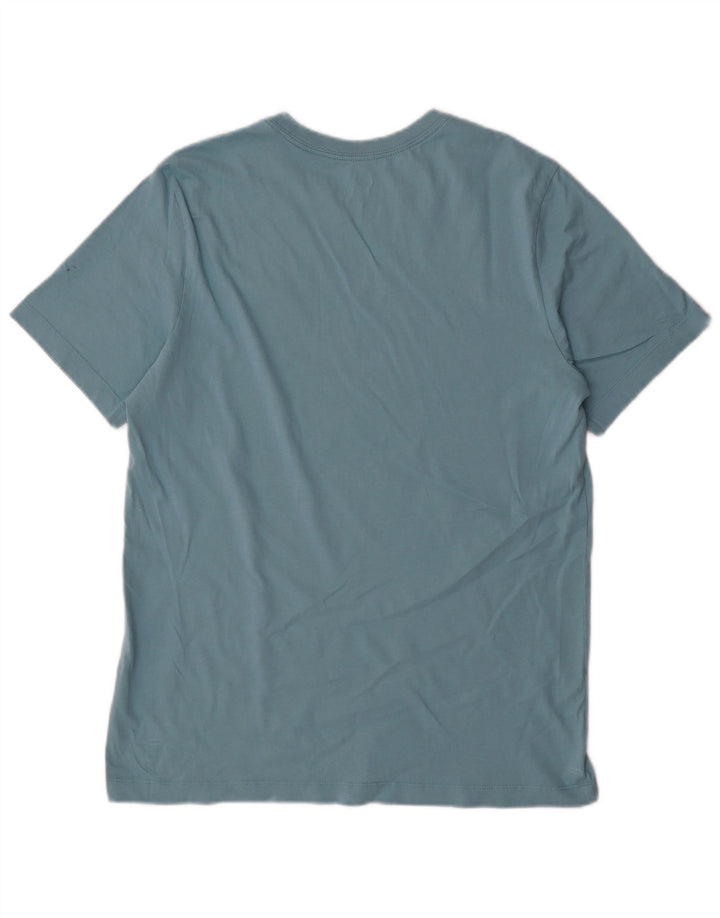 Nike Herren-T-Shirt aus mittelblauer Baumwolle