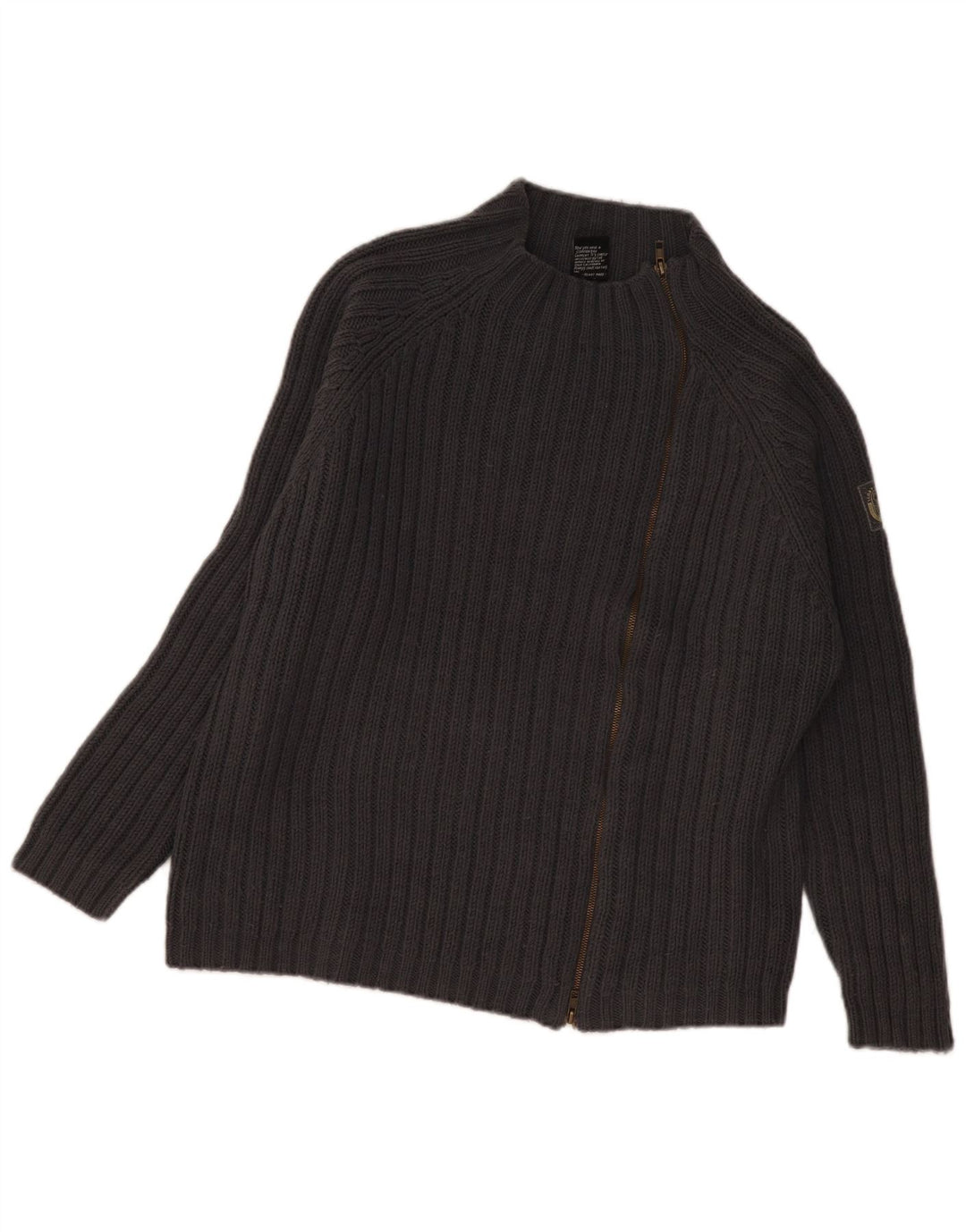 Scorpion Bay Damen-Strickjacke in Übergröße, Gr. 14, Mittelgrau, Acryl