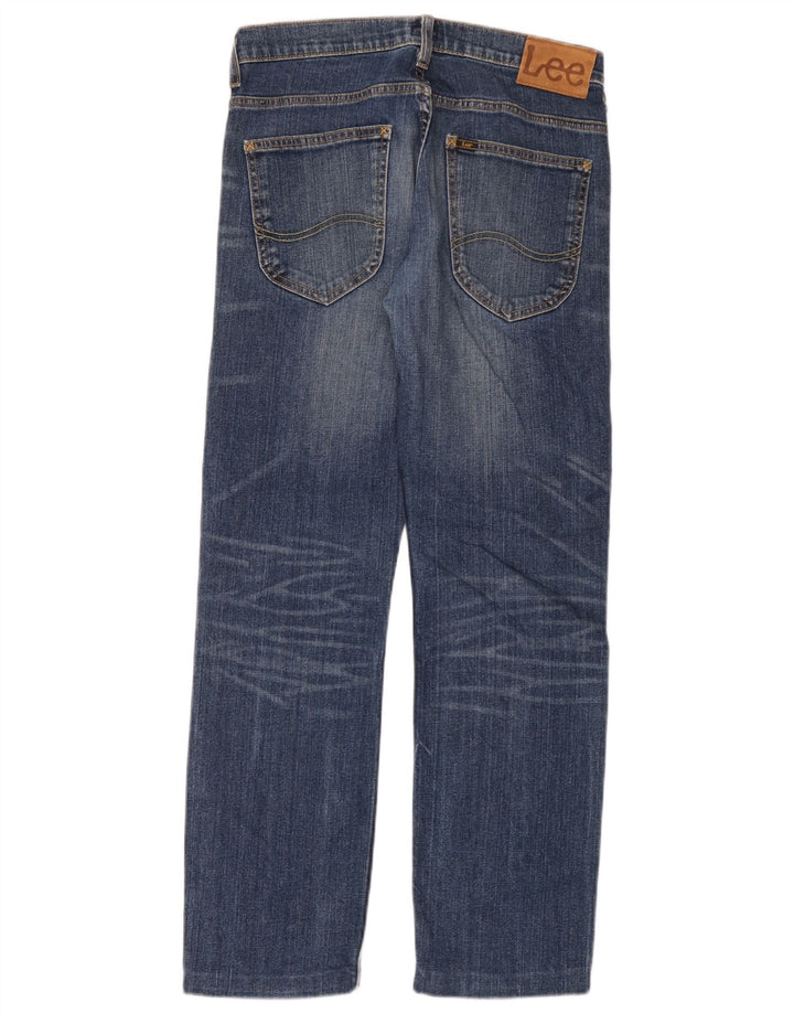 Lee Herren Powell Straight Jeans W29 L30 Blaue Baumwolle