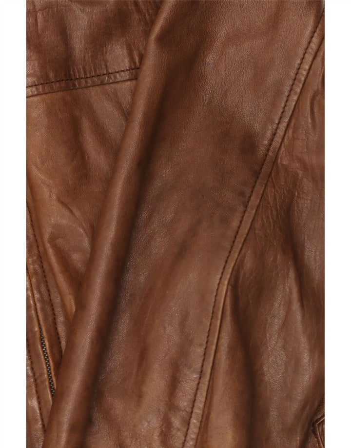 Conbipel Herren Lederjacke IT 54 2XL Braunes Leder