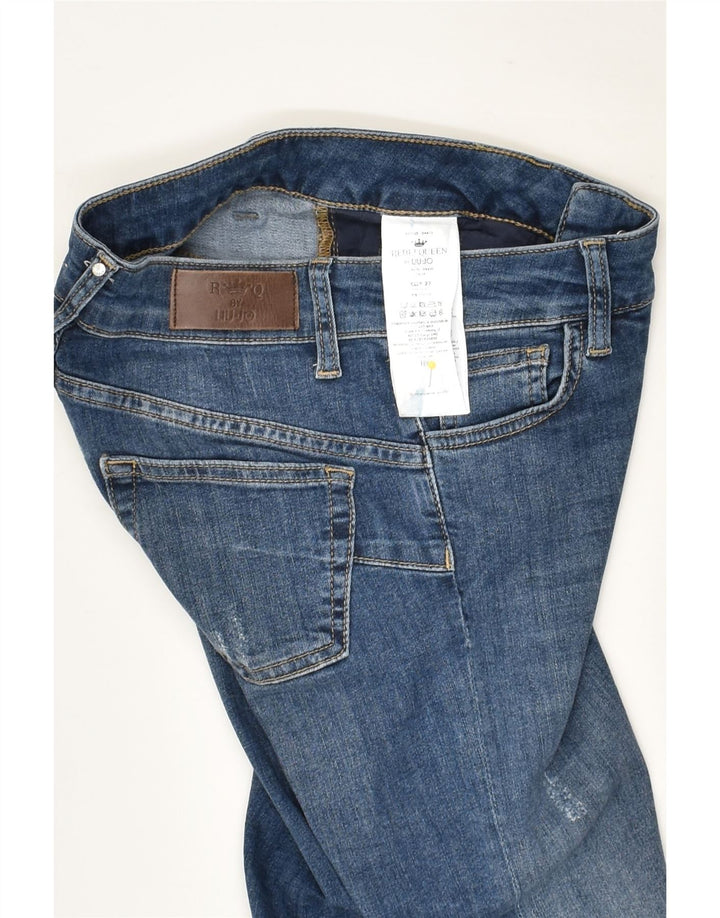 LIU JO Womens Slim Jeans W27 L27 Blue Cotton | Vintage Liu Jo | Thrift | Second-Hand Liu Jo | Used Clothing | Messina Hembry 