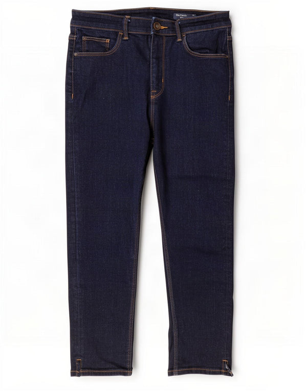 Marks & Spencer Damen-Cropped-Jeans, UK 12, M, W28, L21, Marineblau