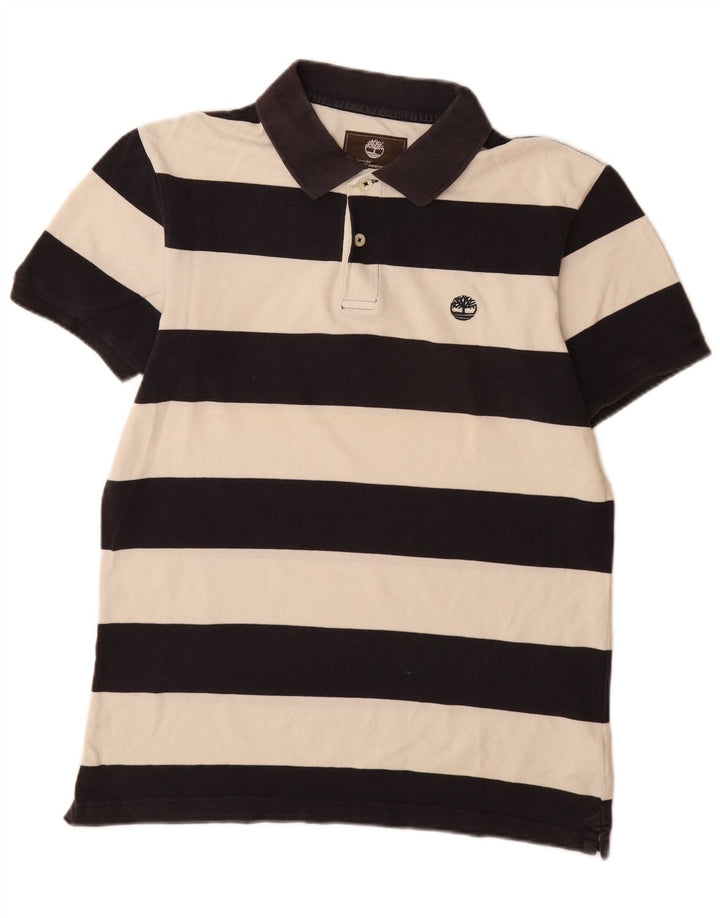 Timberland Herren Earthkeepers Regular Fit Poloshirt Mittelweiß gestreift