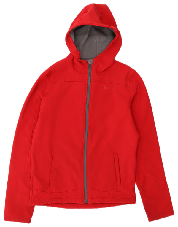 MOUNTAIN WAREHOUSE Jungen-Windjacke mit Kapuze, 12–13 Jahre, Rot