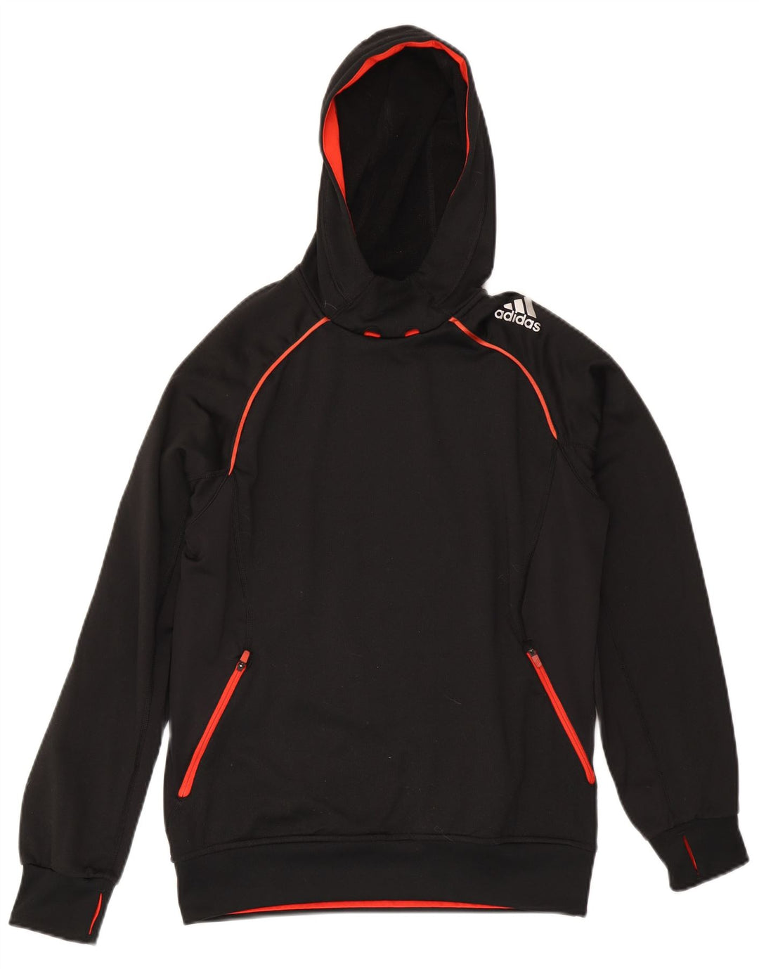 Adidas Herren Climawarm Hoodie Pullover Small Schwarz Polyester