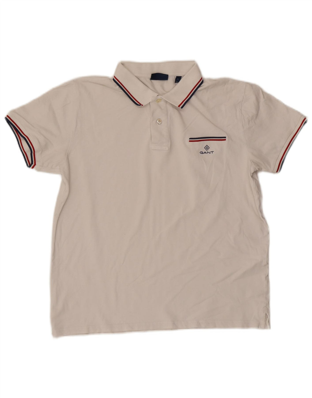 Gant Herren Polohemd Large Weiß
