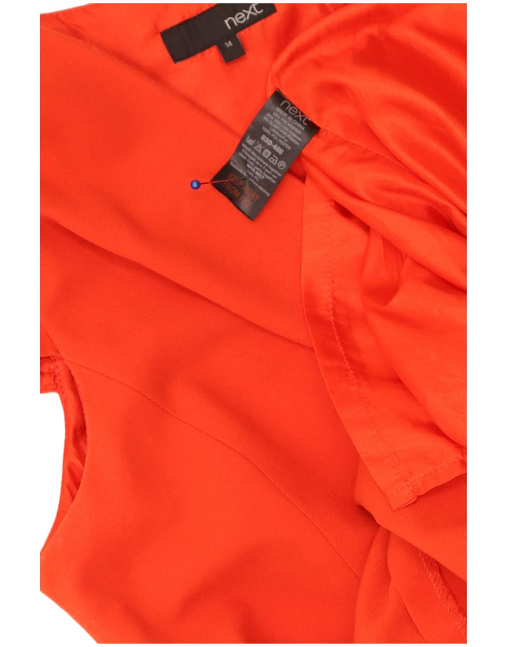 Next Damen Etuikleid UK 14 Mittelrotes Polyester