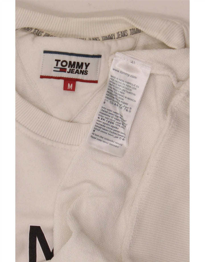 Tommy Hilfiger Herren-Sweatshirt mit Grafik, mittelweiße Baumwolle