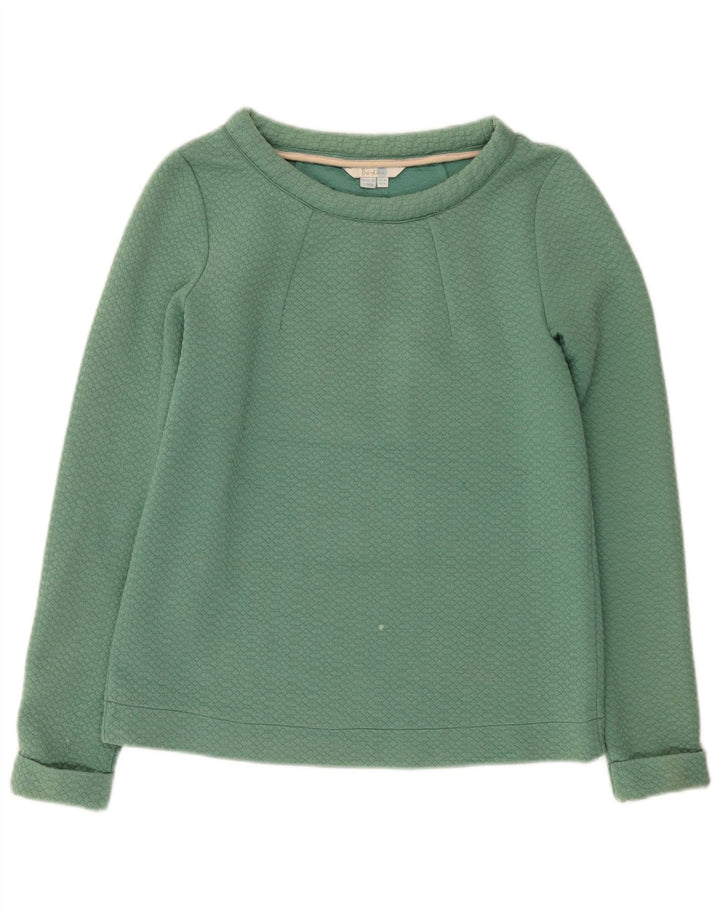 Boden Damen-Sweatshirtpullover UK 10 Small Grün Polyester
