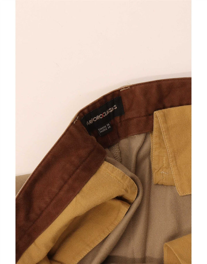 Marlboro Classics Herren Tapered Chinohose W38 L33 Beige
