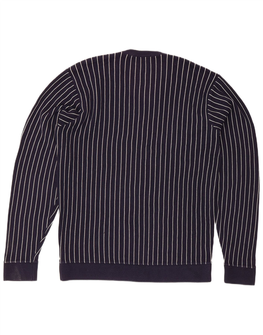 Lacoste Herren-Pullover mit V-Ausschnitt, Größe 4, mittelgroß, marineblau gestreift