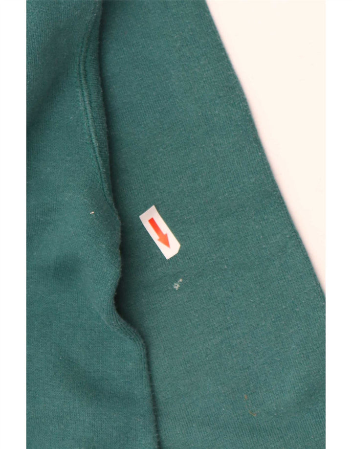Champion Herren-Sweatshirt mit Rollkragen, mittelgrüne Baumwolle